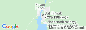 Ust' Ilimsk map